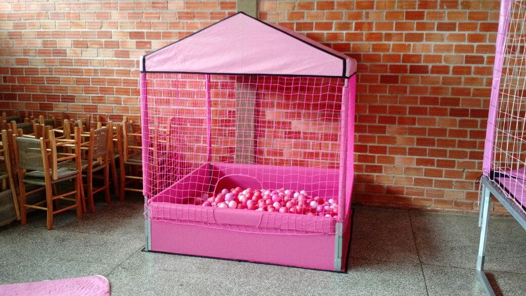 Piscina de Bolinhas Rosa